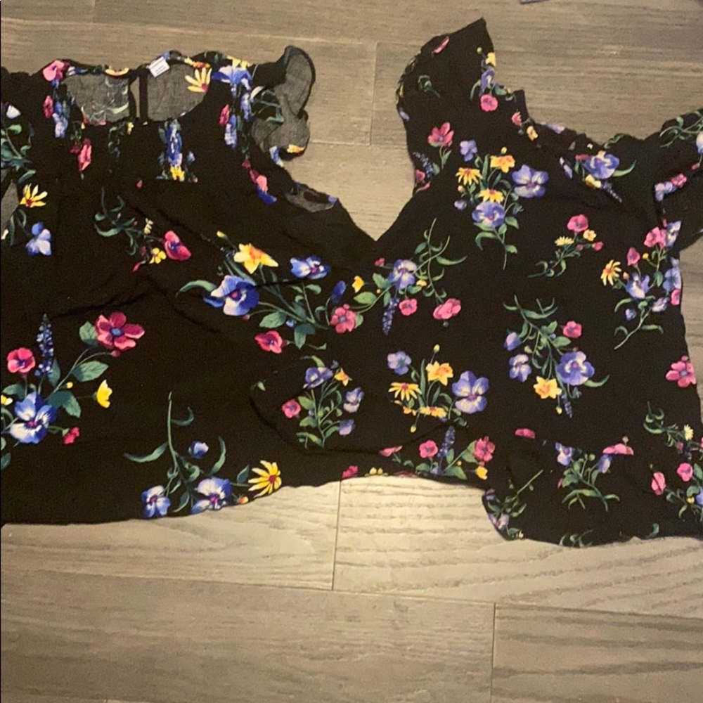 Mommy & Me Top + Dress Size L & 4T